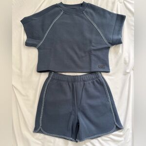 UGG Classic Short Sleeve Crewneck and Shorts- NWOT